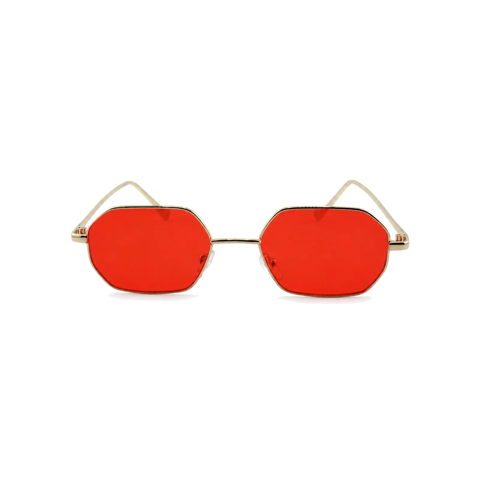 MONTANA Hexagon Sunglasses in Red